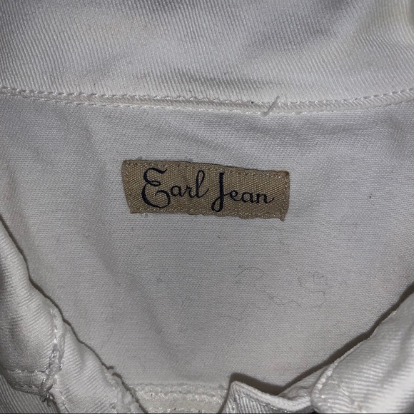 EARL JEAN WHITE DENIM JACKET - Picture 5 of 7
